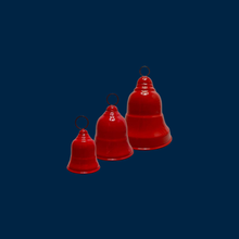Cargar imagen en el visor de la galería, Campana Metal Roja
