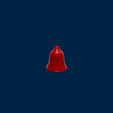 Cargar imagen en el visor de la galería, Campana Metal Roja
