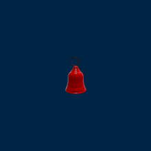 Cargar imagen en el visor de la galería, Campana Metal Roja
